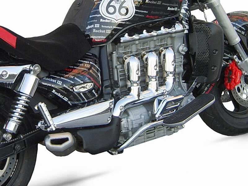 TRIUMPH ROCKET III EGZOZ | (ABS YOK) ''PENTA'' SLIP-ON (06-16)