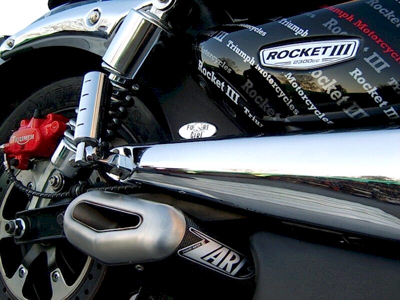 TRIUMPH ROCKET III EGZOZ | (ABS YOK) ''PENTA'' SLIP-ON (06-16)