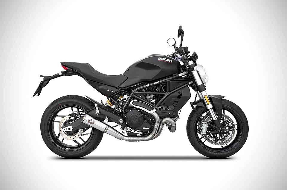 DUCATI MONSTER 797 EGZOZ | ''ZUMA'' SLIP-ON (17-19)