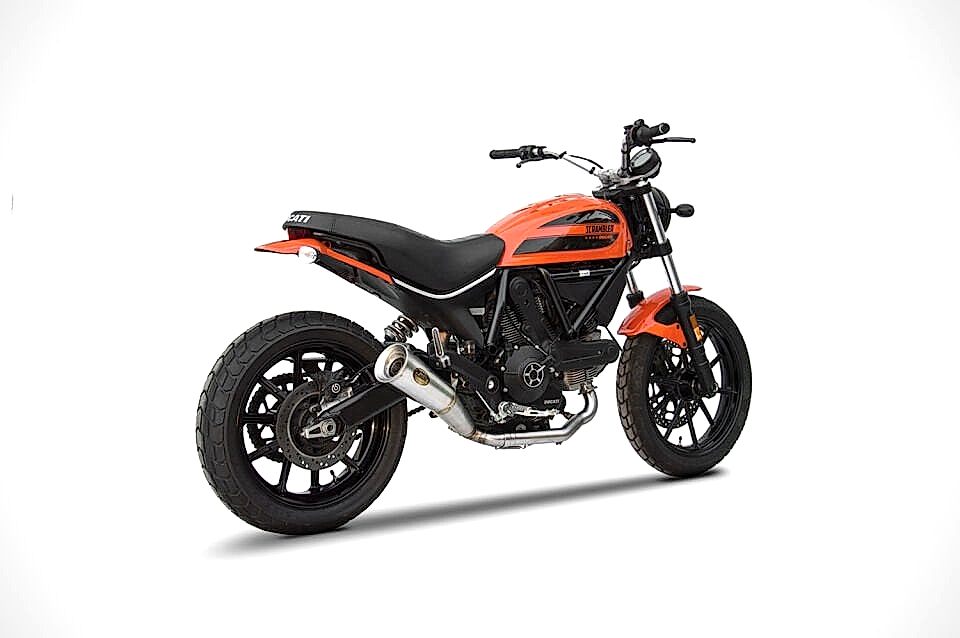 DUCATI SCRAMBLER SIXTY2 EGZOZ | ''CONICAL'' SLIP-ON (16-19)