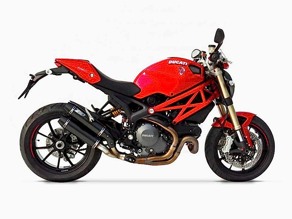 DUCATI MONSTER 1100 EVO | ''OVERLAPPED'' SLIP-ONS (11-13)