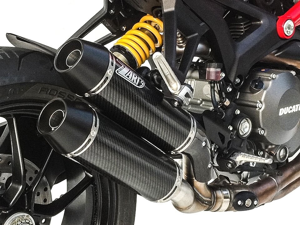 DUCATI MONSTER 1100 EVO | ''OVERLAPPED'' SLIP-ONS (11-13)