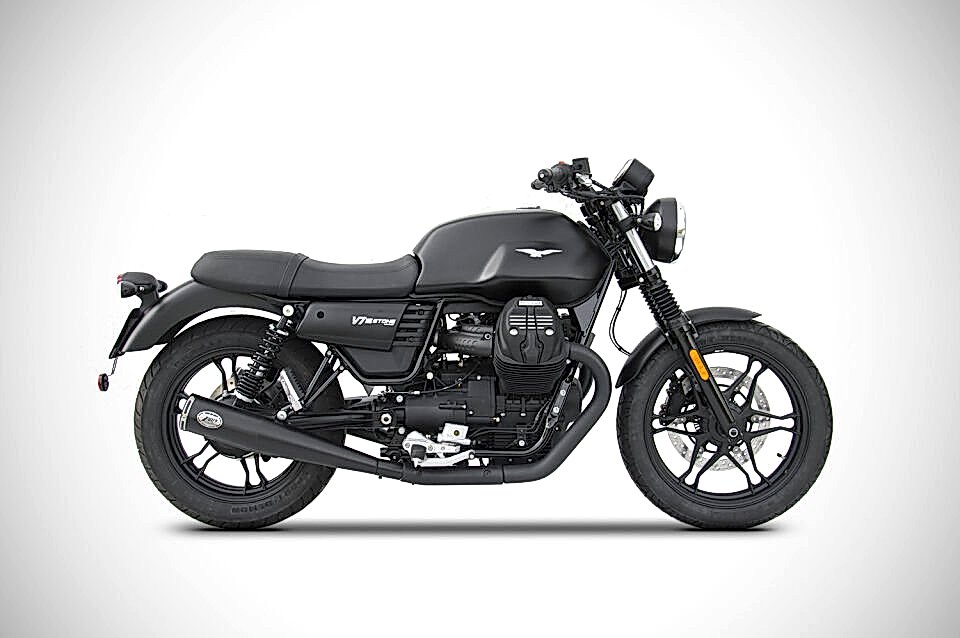 MOTO GUZZI V7 III EGZOZ | ''ZUMA'' SLIP-ONS  (17-19)