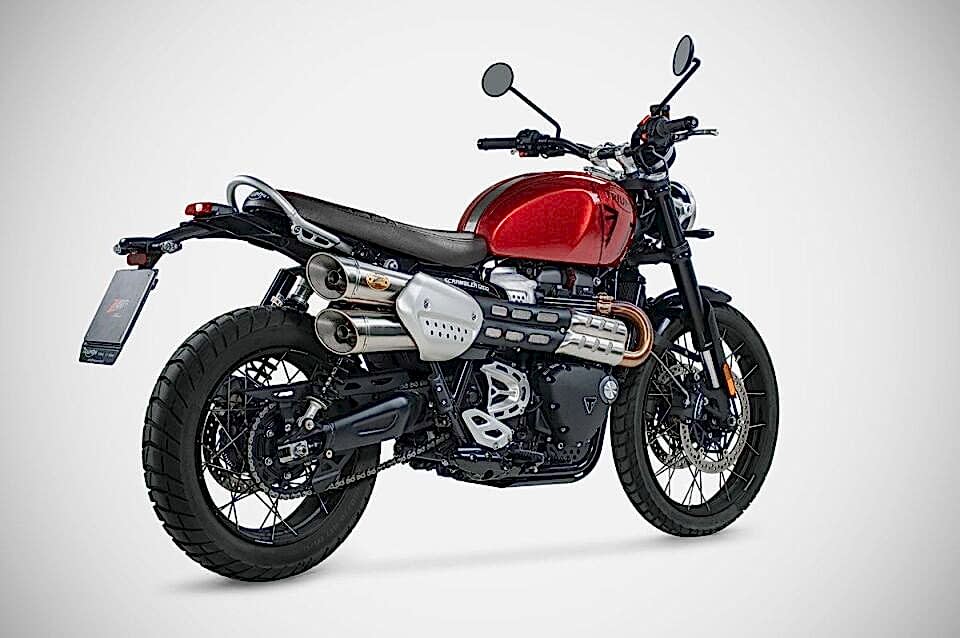TRIUMPH SCRAMBLER 1200 EGZOZ | SLIP-ONS (24-25)