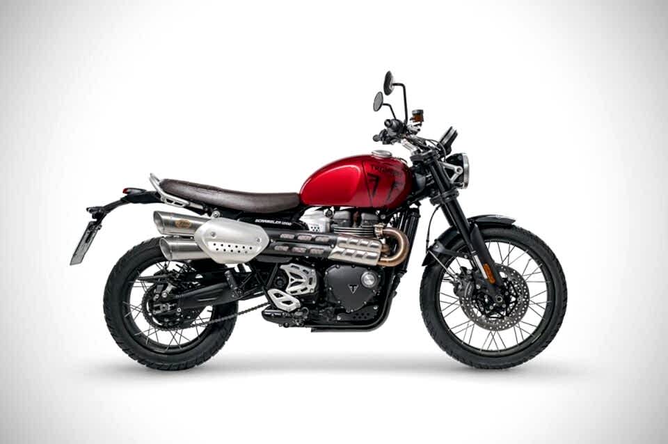 TRIUMPH SCRAMBLER 1200 EGZOZ | SLIP-ONS (24-25)
