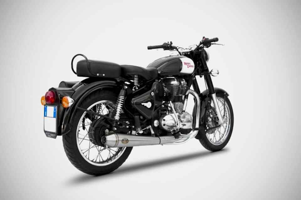 ROYAL ENFIELD BULLET 350/500 |''CONICAL'' SLIP-ON EGZOZ (06-09)