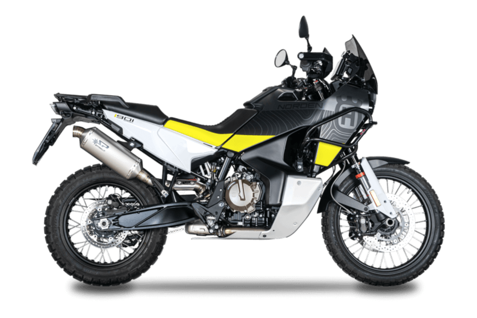 HUSQVARNA NORDEN 901 EGZOZ | SLIP-ON ''DAKAR''  (22-24)