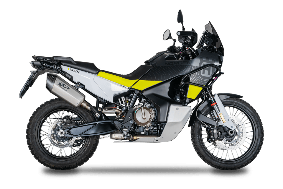 HUSQVARNA NORDEN 901 EGZOZ | SLIP-ON '' FIGHTER EVO''  (22-24)