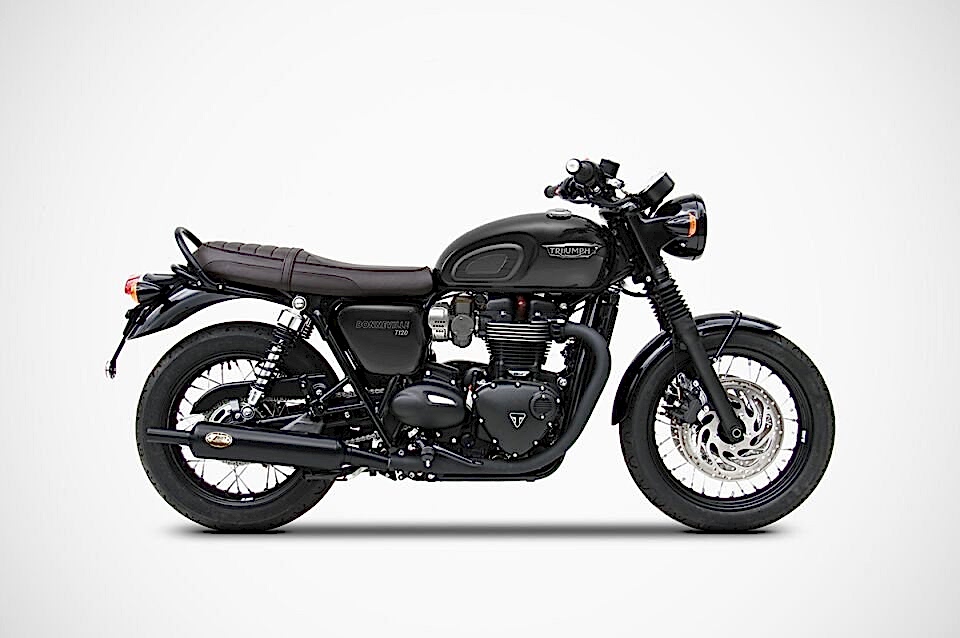 TRIUMPH BONNEVILLE T120 EGZOZ | ''BOTTLE'' SLIP-ONS (16-20)