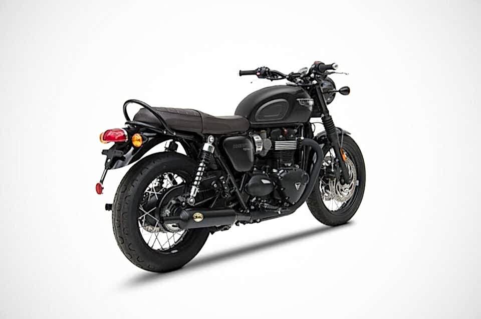 TRIUMPH BONNEVILLE T100 EGZOZ | ''BOTTLE'' SLIP-ONS (17-20)