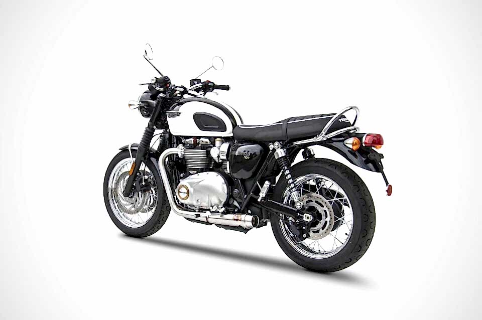 TRIUMPH BONNEVILLE T120 EGZOZ | OEM KATALIZOR SLIP-ON  (16-20)