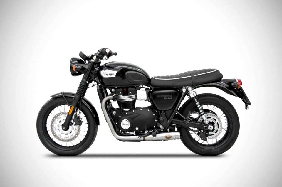 TRIUMPH BONNEVILLE T100 EGZOZ | OEM KATALIZOR SLIP-ON  (17-20)