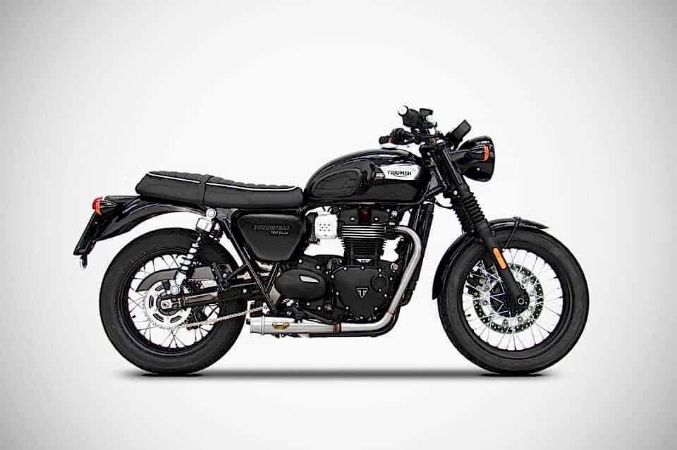 TRIUMPH BONNEVILLE T100 EGZOZ | OEM KATALIZOR SLIP-ON  (17-20)