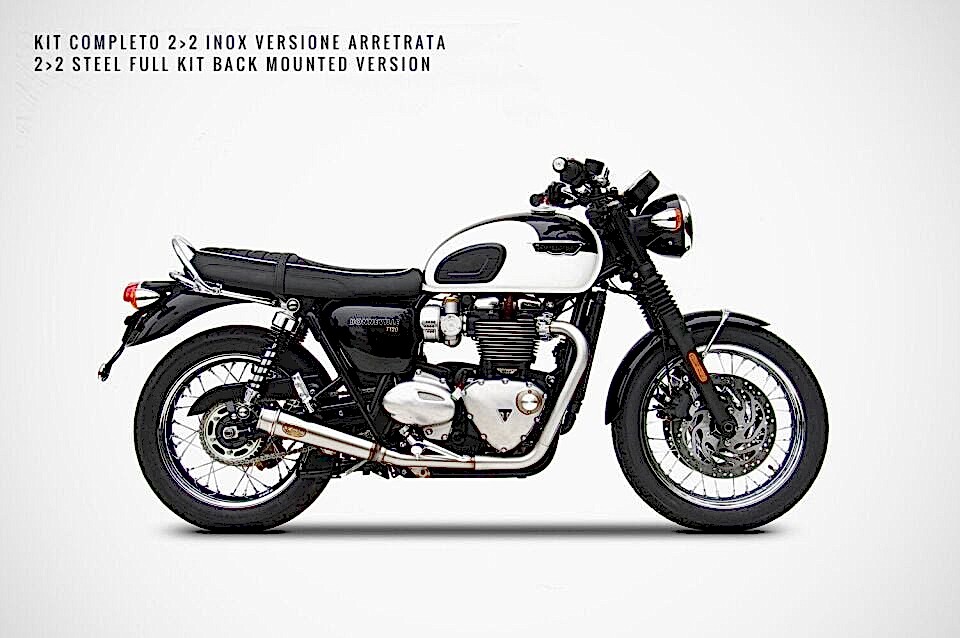 BONNEVILLE T100 | OEM KATALİZÖR İÇİN ARKA EGZOZ DÖNÜŞÜM KİTİ (17-20)