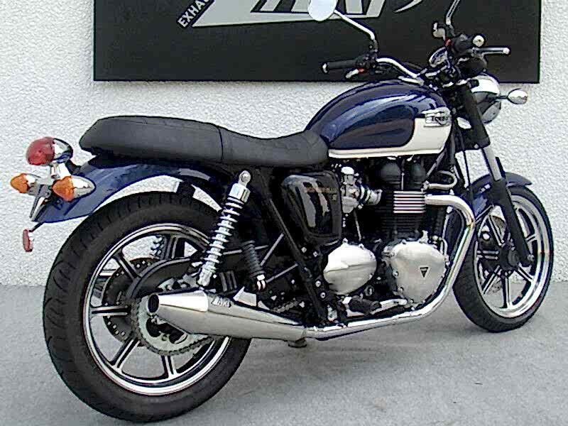 TRIUMPH BONNEVILLE T100 SE EGZOZ | ''CONICAL'' SLIP-ON (08-16)