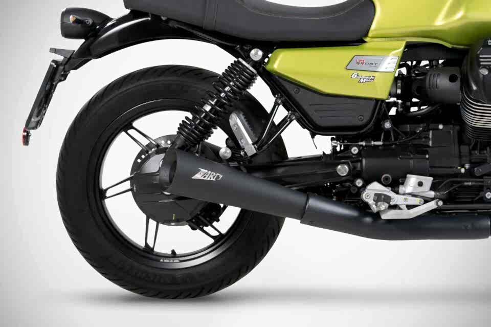 MOTO GUZZI V7 850 EGZOZ | ''EVO'' SLIP-ONS (2025)