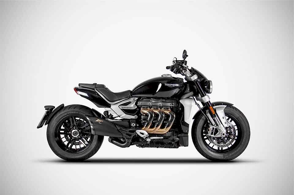 TRIUMPH ROCKET III EGZOZ | SLIP-ON (21-23)