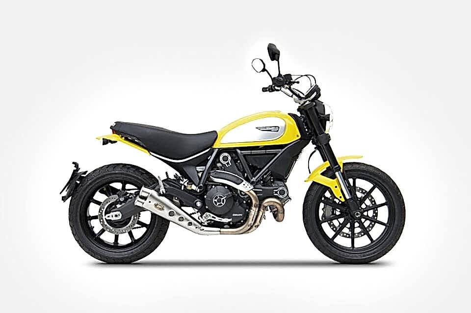 DUCATI SCRAMBLER 800 EGZOZ | ''SPECIAL ED.'' SLIP-ON (17-20)
