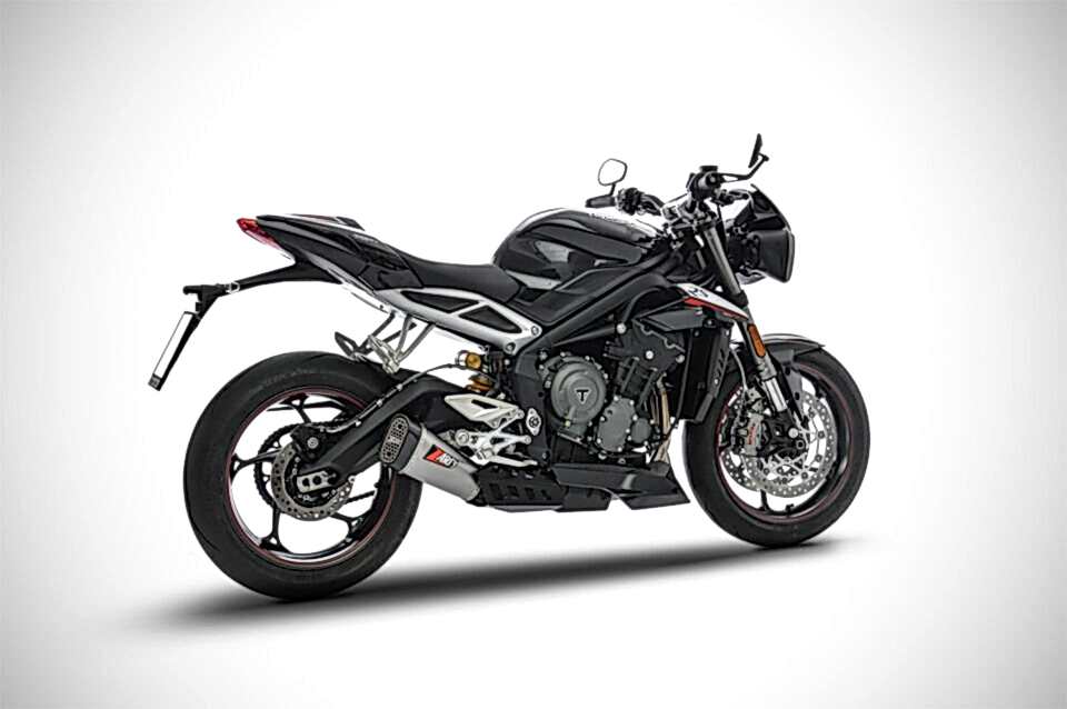 TRIUMPH STREET TRIPLE 765 EGZOZ | ''SHORT'' SLIP-ON (17-19)