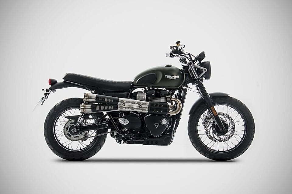 TRIUMPH SCRAMBLER 900 EGZOZ | CONICAL ''SLIP-ON'' (21-23)