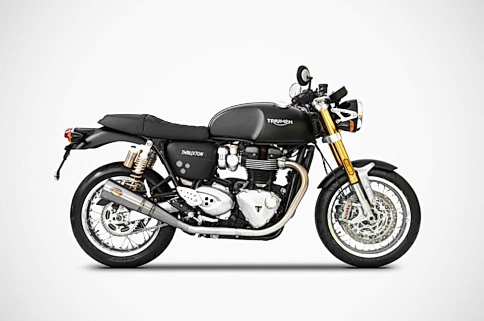 TRIUMPH THRUXTON-R 1200 EGZOZ | SLIP-ONS (17-20)